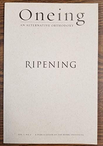 Oneing Ripening Vol 1 No 2