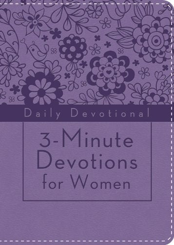 3-Minute Devotions for Women: Daily Devotional, Purple