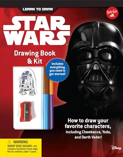 Learn to Draw Star Wars Drawing Book & Kit: Includes everything you need to get started! How to draw your favorite characters, including Chewbacca, Yoda, and Darth Vader! (Licensed Learn to Draw)