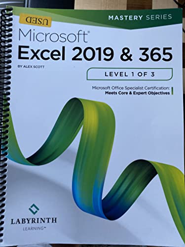 Microsoft Excel 2019 & 365 Level 1 of 3