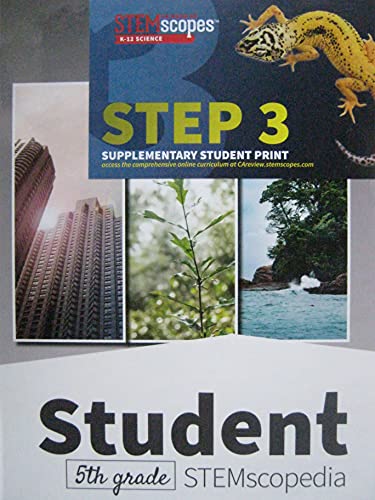 STEMscopes Student 5th Grade STEMscopedia California CA-NGSS 3D