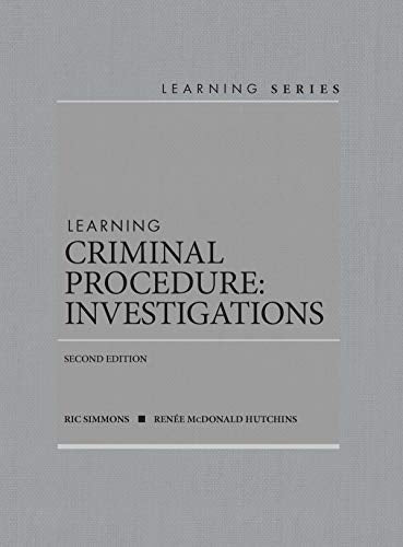 Learning Criminal Procedure: Investigations (Learning Series)
