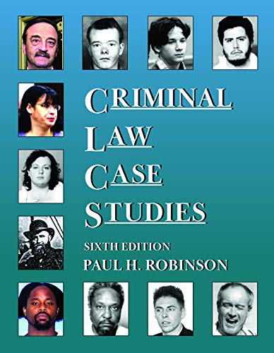 Criminal Law Case Studies (Coursebook)