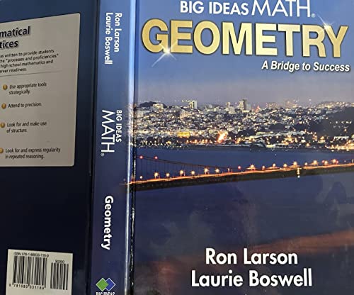 Big Ideas Math A Bridge To Success Geometry: Student Edition 2015