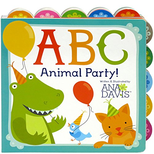 ABC Animal Party by Ana Davis - Children's Board Book