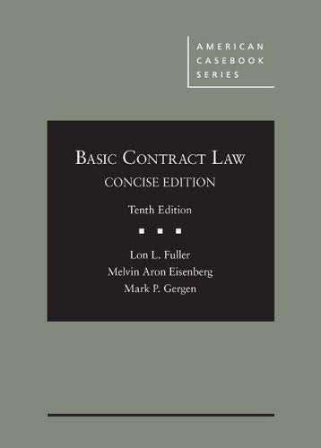 Basic Contract Law, Concise Edition (American Casebook Series)
