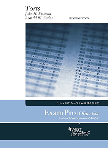 Exam Pro on Torts (Objective) (Exam Pro Series)