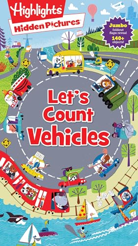 Hidden Pictures® Let's Count Vehicles (Highlights Hidden Pictures Foldout-Fun Puzzle Books)