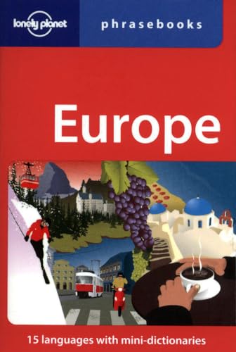 Europe phrasebook 4 (English and Bulgarian and Croatian and Czech and French and German and Greek and Hungarian and Italian and Polish and Portuguese ... and Spanish and Swedish and Turkish Edition)