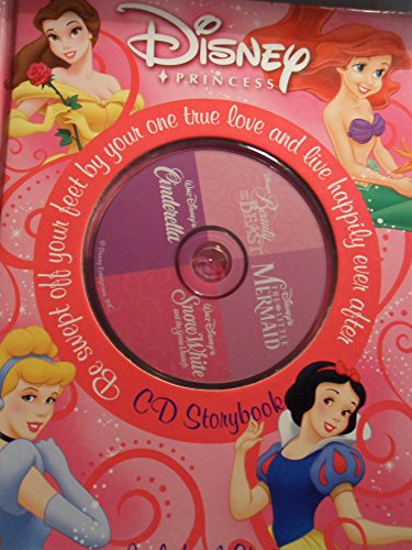 Disney Princess CD Storybook: Disney Princess CD Storybook Beauty And The Beast, The Little Mermaid, Cinderella, Snow White