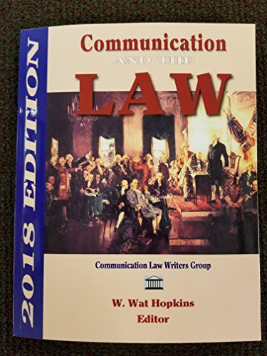 Communication & The Law 2018