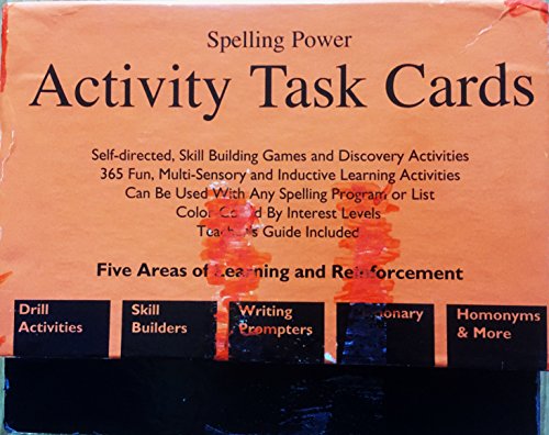 Spelling Power Activity Task Cards