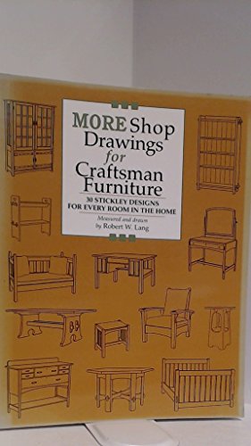 More Shop Drawings for Craftsman Furniture: 30 Stickley Designs for Every Room in the Home