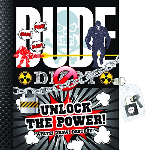 Dude Diary: Unlock the Power!: Write! Draw! Destroy!