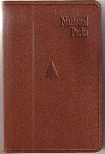 National Parks Color Maps and Visit Record (Leather Bound)