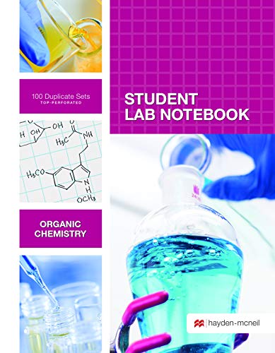 Organic Chemistry Student Lab Notebook: 100 Carbonless Duplicate Sets. Top sheet perforated
