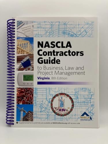 NASCLA Contractors Guide to Business, Law and Project Management, Virginia Edition
