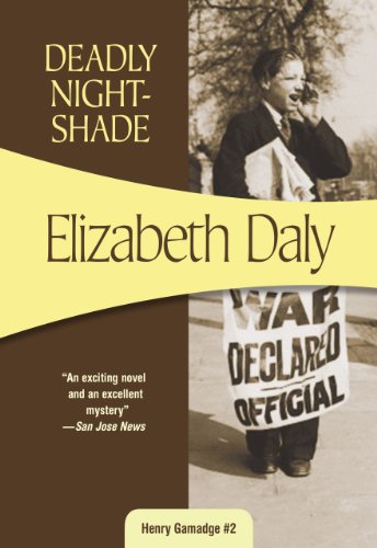 Deadly Nightshade (Henry Gamadge, 2) (Volume 2)