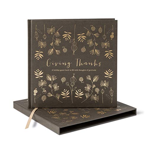 Giving Thanks — A Holiday Guest Book to Fill with Thoughts of Gratitude
