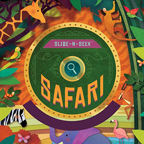 Slide-N-Seek: Safari: A sliding wheel and hidden picture book (Slide-N-Seek Series)