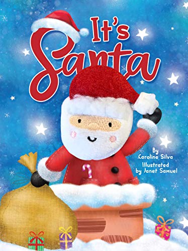 It's Santa - Finger Puppet Book - Novelty Book - Children's Board Book - Interactive Fun Child's Book - Christmas Kid's Book