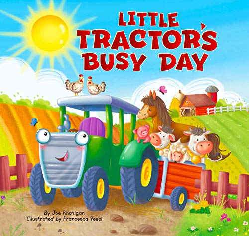 Little Tractor's Busy Day - Childrens Padded Board Book