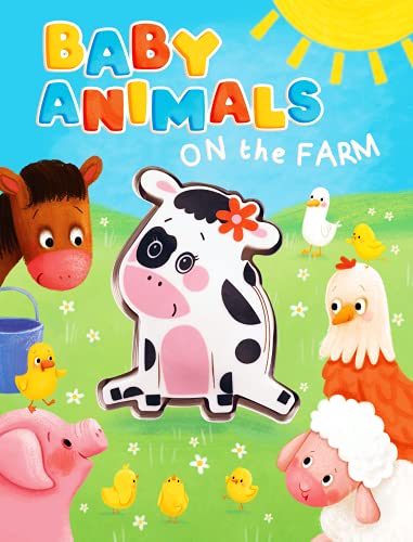 Baby Animals on the Farm - Childrens Board Book - Touch and Squeak - Squishy and Squeaky