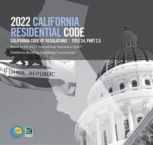 2022 California Residential Code, Title 24, Part 2.5
