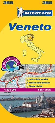 Michelin Map Italy: Veneto 355 (Maps/Country (Michelin))