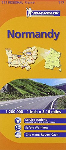 Michelin Map France: Normandy 513 (Maps/Regional (Michelin))