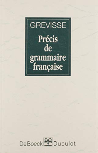 Precis De Grammaire