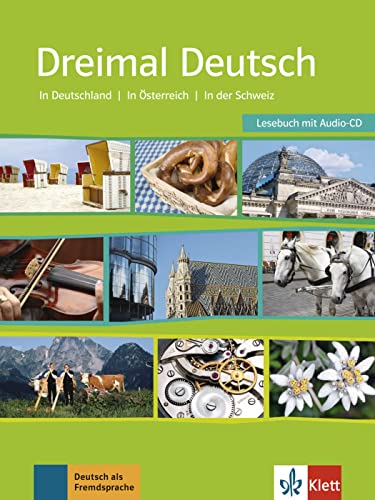 Dreimal Deutsch. Lesebuch (+ Audio CD)