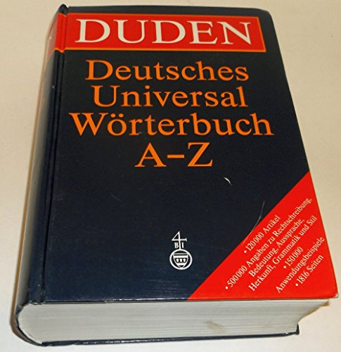 Duden: Deutsches Universal Worterbuch A-Z