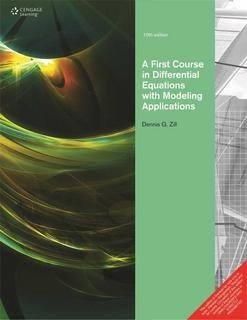 A First Course in Differential Equations with Modeling Applications (English) 10th Edition