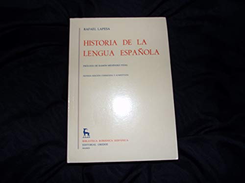 Historia de la lengua española