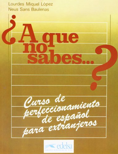 ¿A que no sabes? (Spanish Edition)