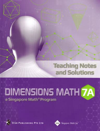 Dimensions Math Teaching Notes and Solutions 7A