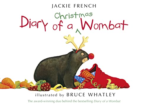 Cover of Diary of a Christmas Wombat by Jackie French, paperback Book