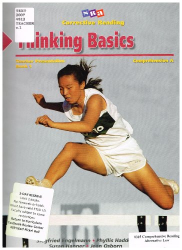 Thinking Basics, Comprehension A, Teacher Presentation, Book 1