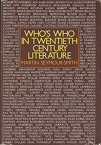 Who's Who in Twentieth-Century Literature