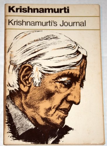 Krishnamurti's Journal