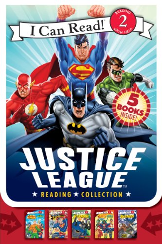 Justice League Reading Collection: 5 I Can Read Books Inside! (I Can Read Level 2)