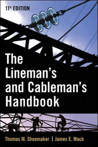 Cover of Lineman and Cableman's Handbook by Shoemaker, Thomas, hardcover Book
