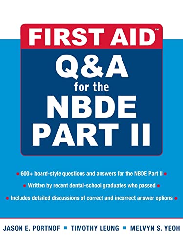 First Aid Q&A for the NBDE Part II (First Aid Series)