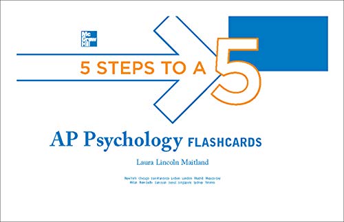 5 Steps to a 5 AP Psychology Flashcards (5 Steps to a 5 on the Advanced Placement Examinations Series)