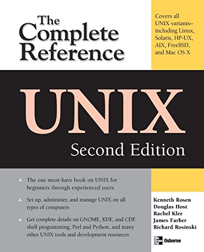 UNIX: The Complete Reference, Second Edition (Complete Reference Series)