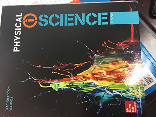 McGraw Hill Education Physical Science Teacher Edition Volume 1 Glencoe 2017