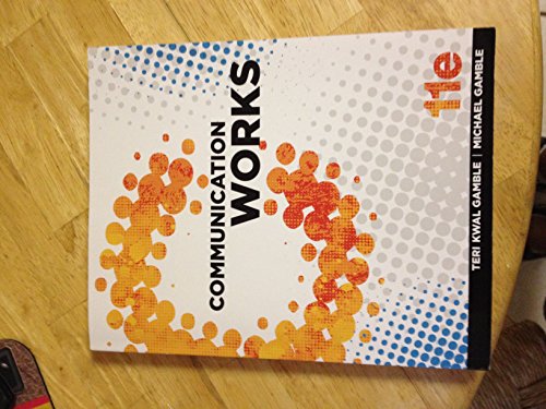 Cover of Communication Works by Gamble, Michael, paperback Book