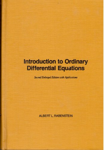 Introduction to Ordinary Differential Equations