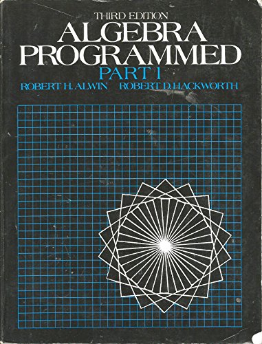 Algebra Programmed: Part 1